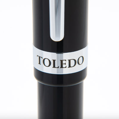 Conklin Toledo Fountain Pen - Black Burgundy CT