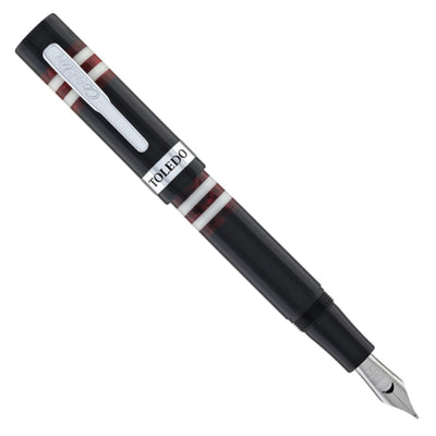 Conklin Toledo Fountain Pen - Black Burgundy CT