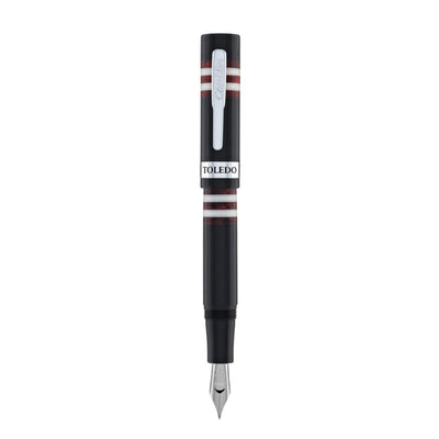 Conklin Toledo Fountain Pen - Black Burgundy CT