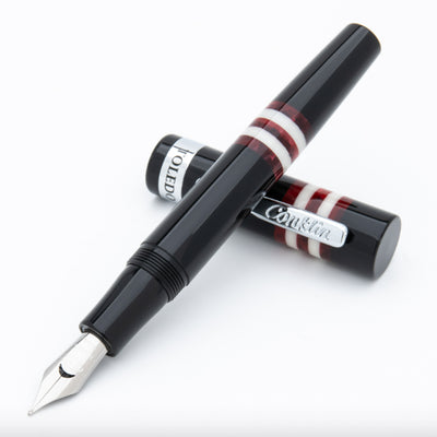 Conklin Toledo Fountain Pen - Black Burgundy CT