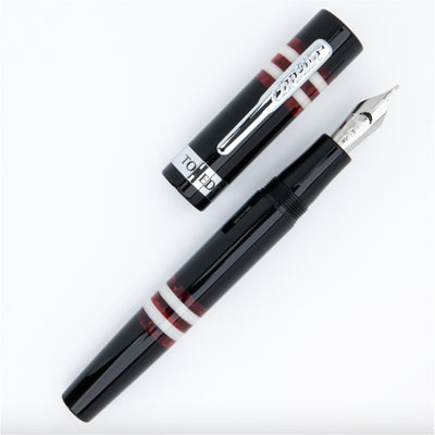 Conklin Toledo Fountain Pen - Black Burgundy CT