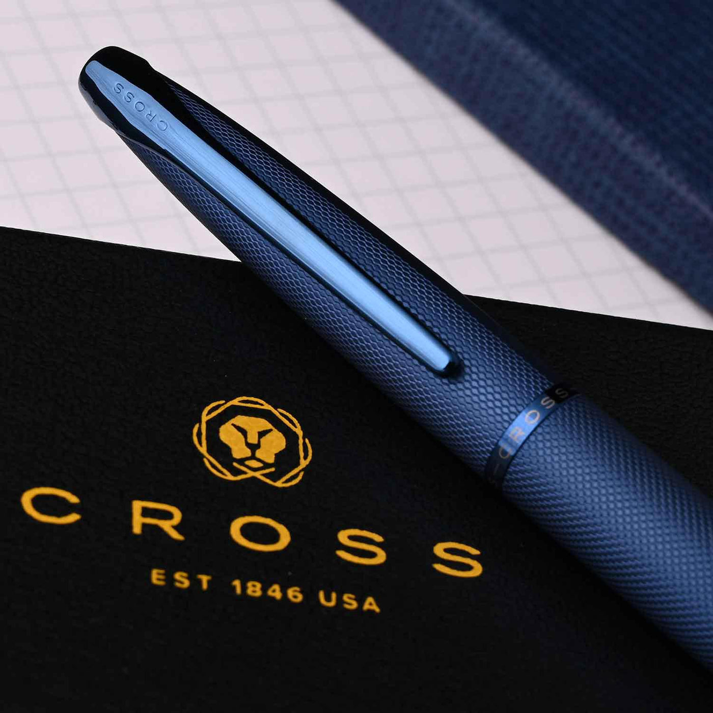Cross ATX Ball Pen - Sandblasted Dark Blue 8