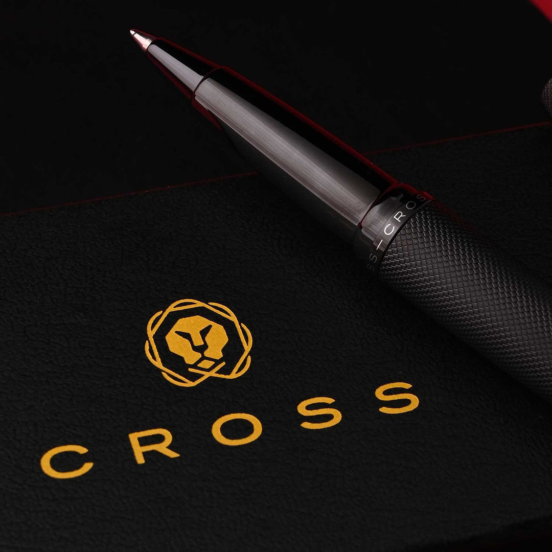 Cross ATX Brushed Black Roller Ball Pen Shop Online at Makoba|Cross