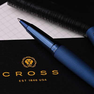 Cross ATX Roller Ball Pen - Sandblasted Dark Blue 7