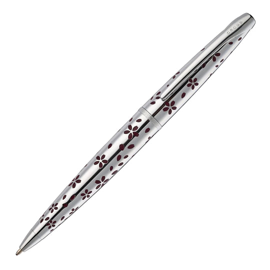 Cross ATX Ball Pen - Cherry Blossom Polished Chrome CT