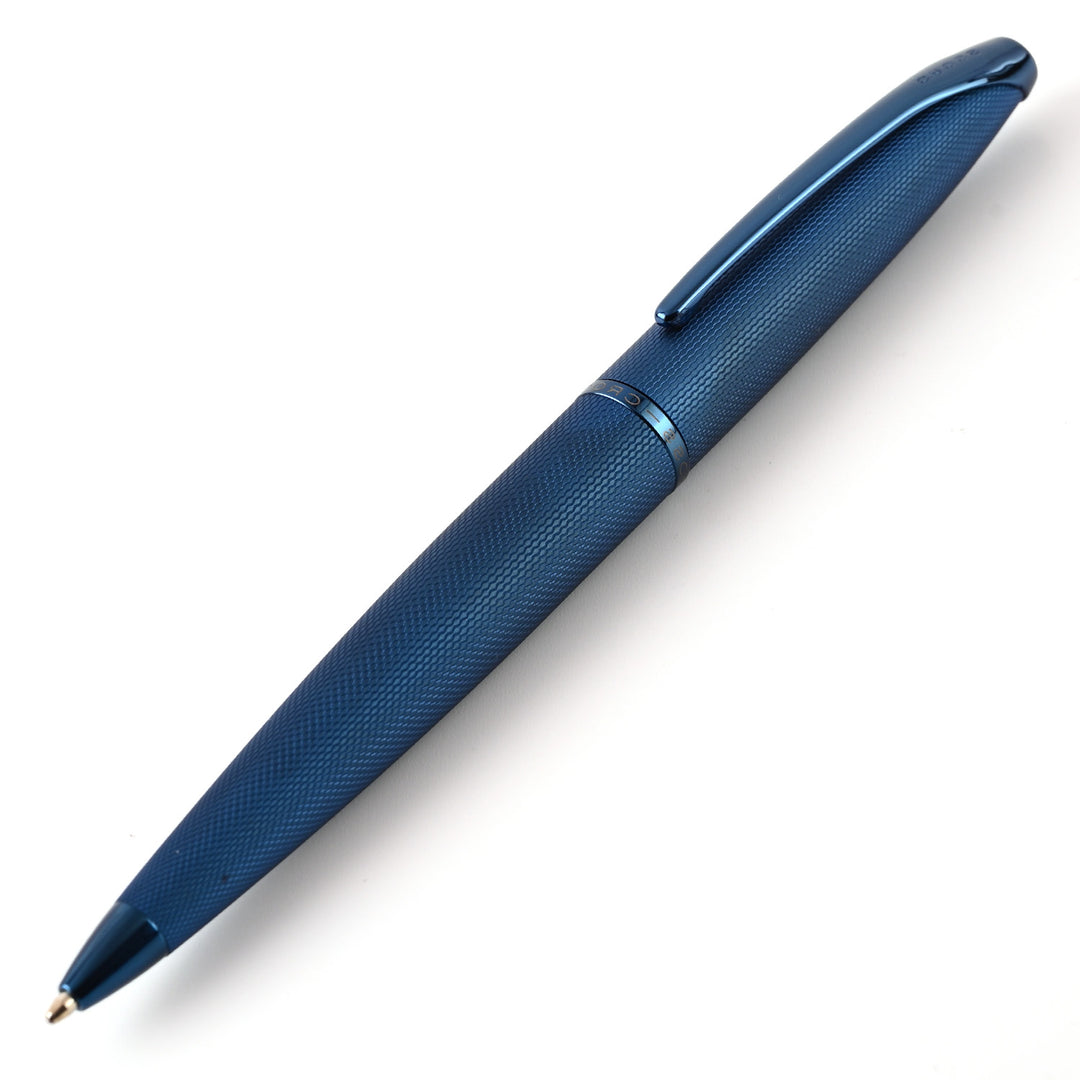 Cross ATX Sandblasted Dark Blue Ball Pen |Shop Online at