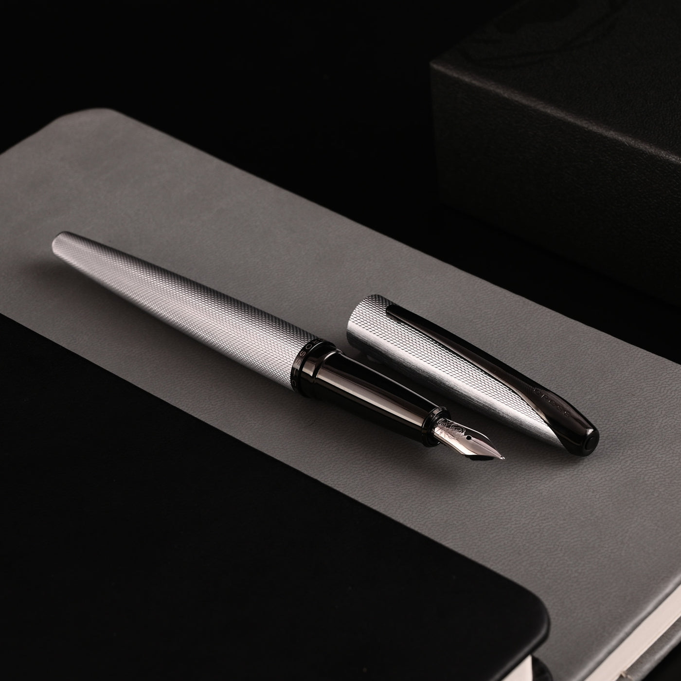 Cross ATX Fountain Pen - Brushed Chrome 6