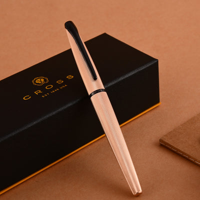 Cross ATX Fountain Pen - Brushed Rose Gold 11