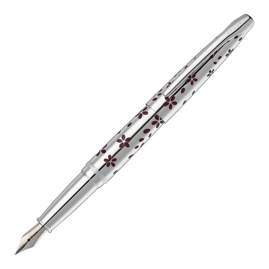 Cross ATX Fountain Pen - Cherry Blossom Chrome CT