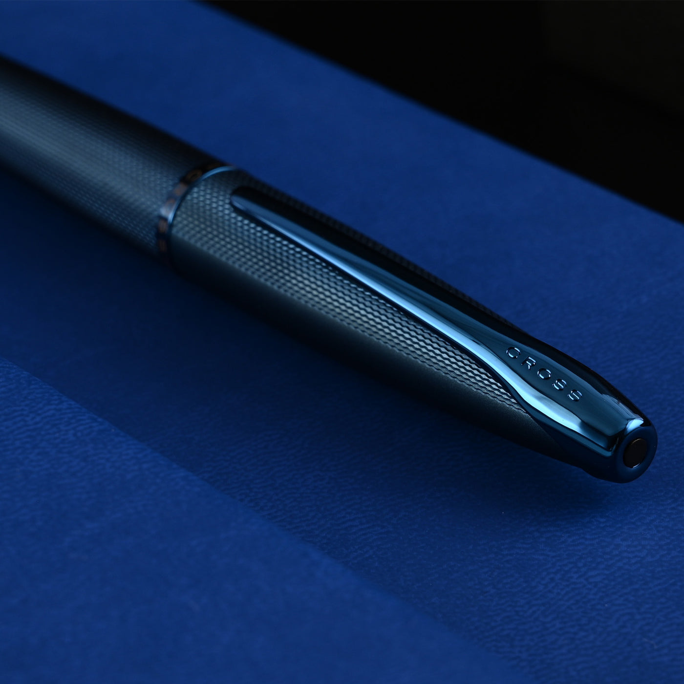 Cross ATX Fountain Pen - Sandblasted Dark Blue 10