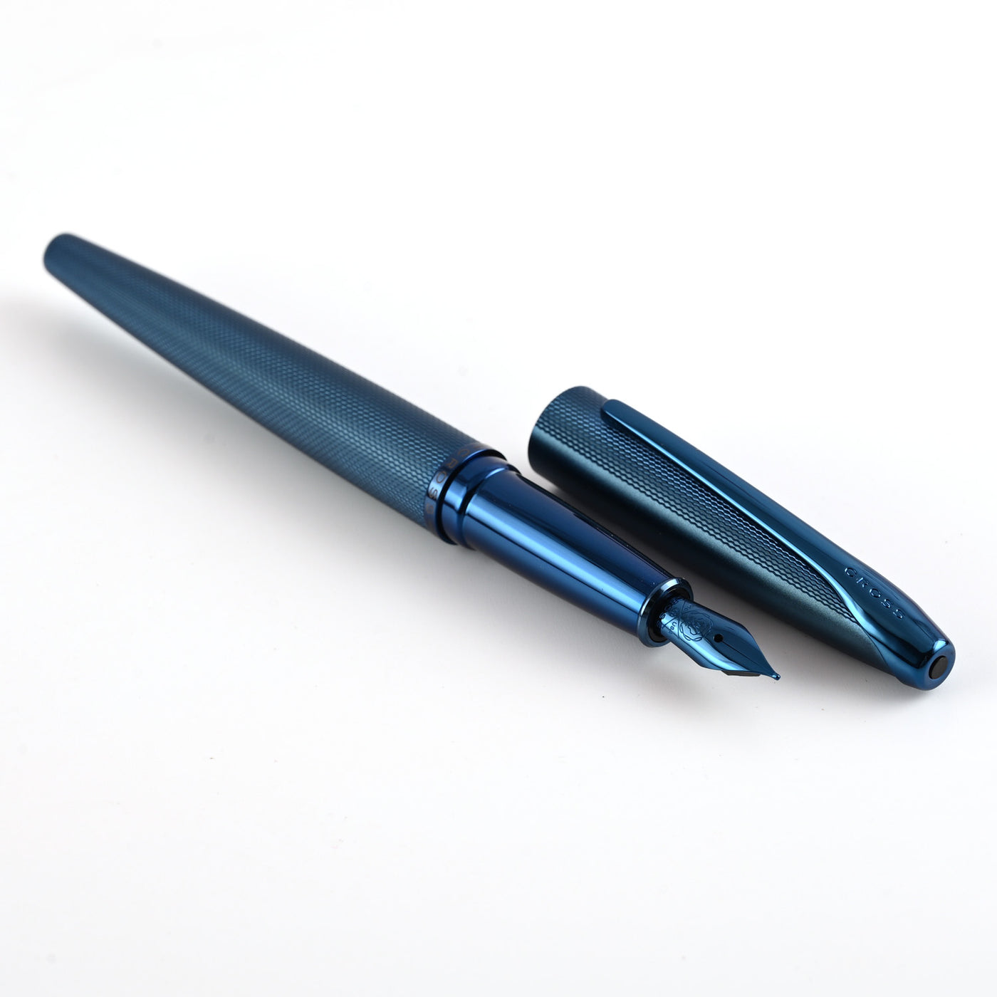 Cross ATX Fountain Pen - Sandblasted Dark Blue 1