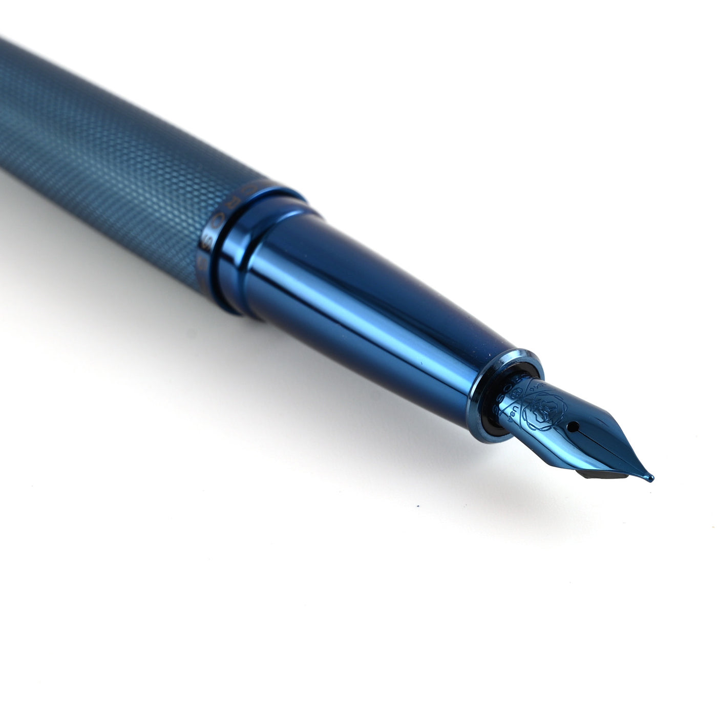 Cross ATX Fountain Pen - Sandblasted Dark Blue 2