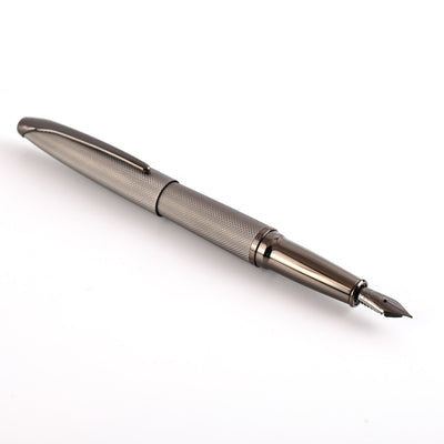 Cross ATX Fountain Pen - Sandblasted Titanium Grey 4