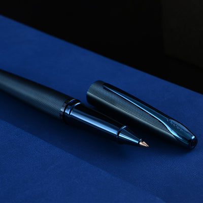 Cross ATX Roller Ball Pen - Sandblasted Dark Blue 7