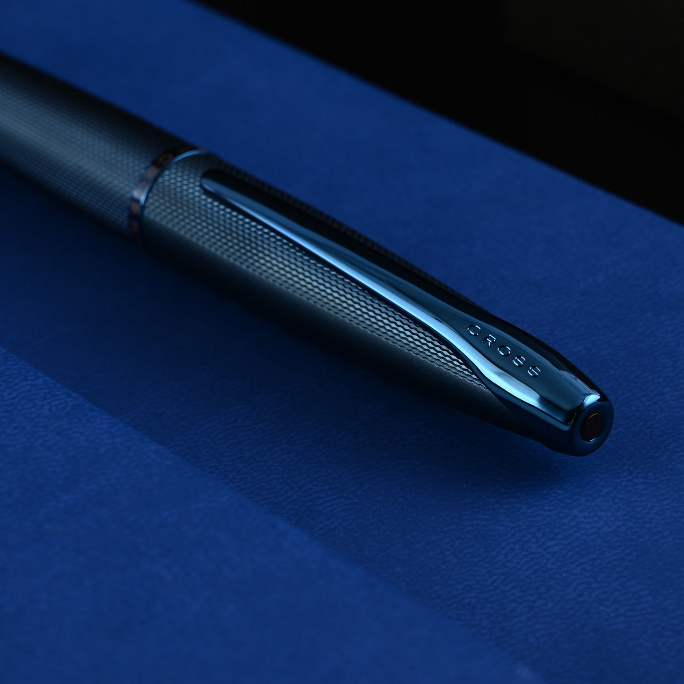 Cross ATX Roller Ball Pen - Sandblasted Dark Blue 8