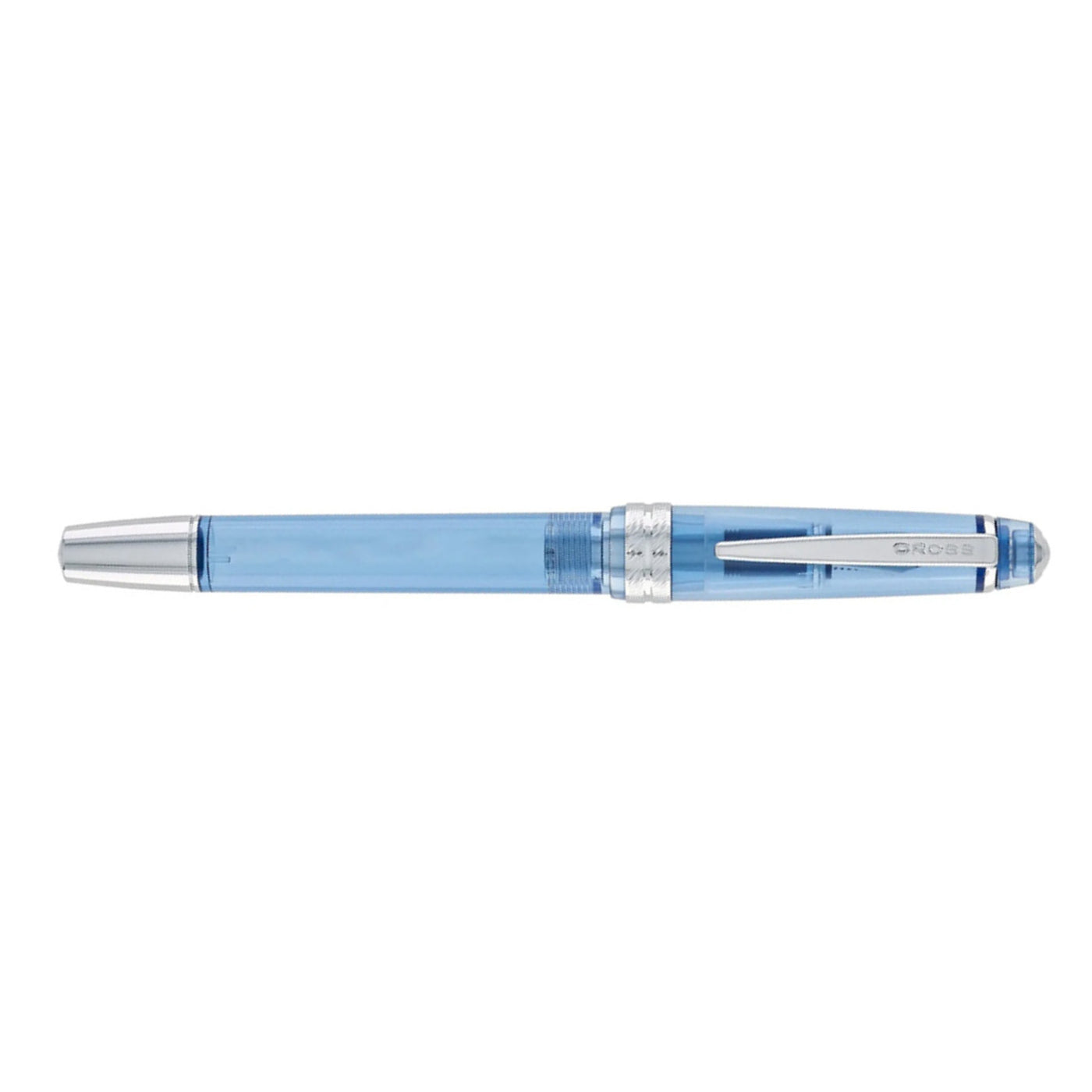 Cross Bailey Light Fountain Pen - Translucent Navy Blue CT