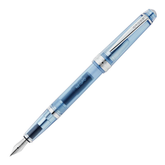 Cross Bailey Light Fountain Pen - Translucent Navy Blue CT