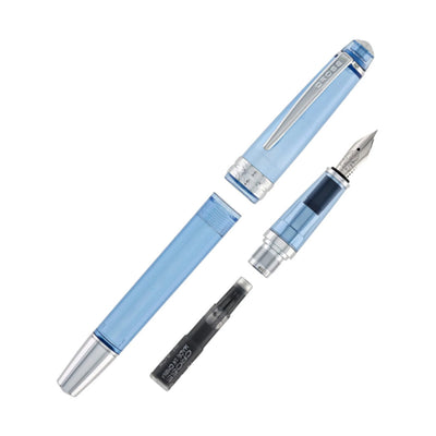 Cross Bailey Light Fountain Pen - Translucent Navy Blue CT