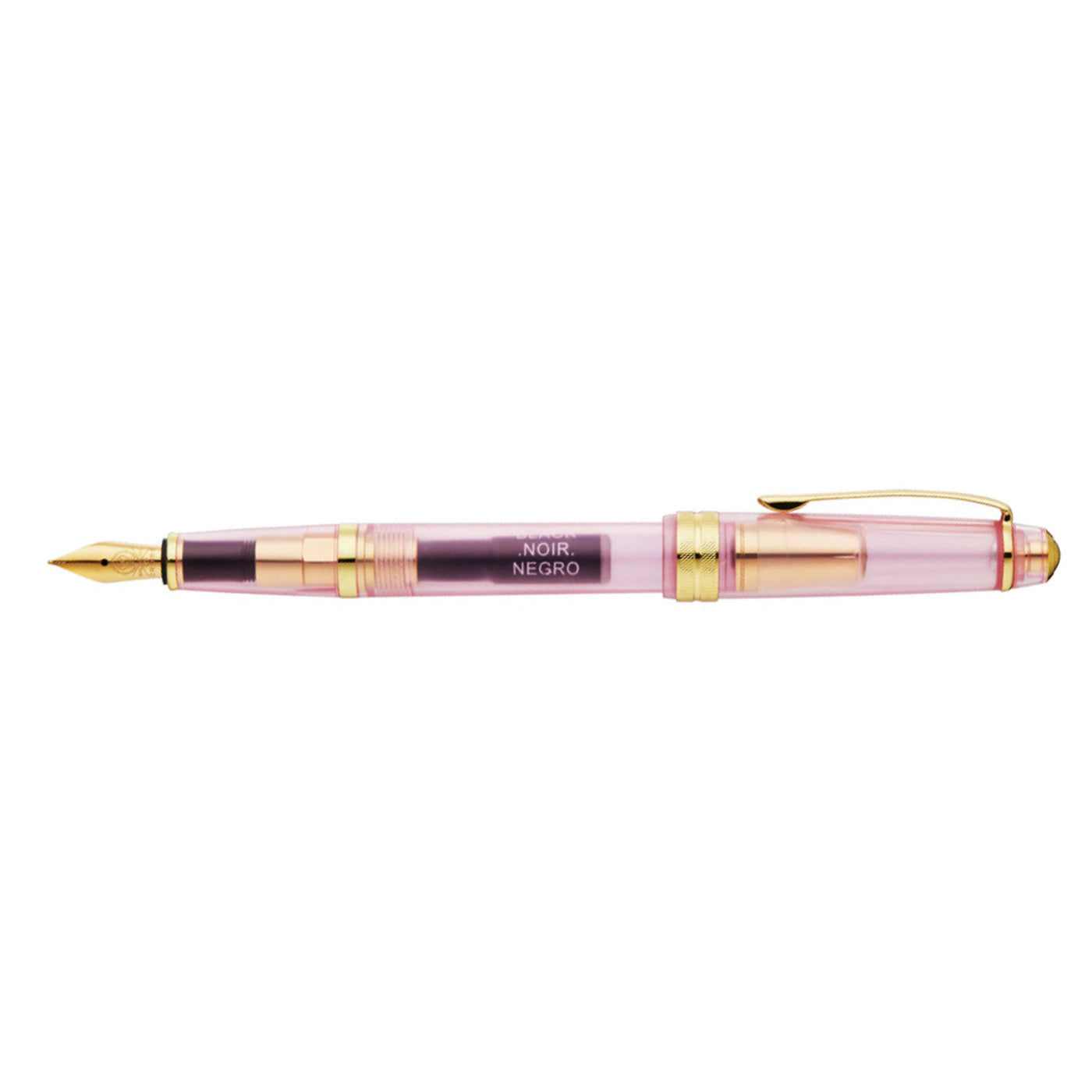 Cross Bailey Light Fountain Pen - Translucent Pink Sapphire GT