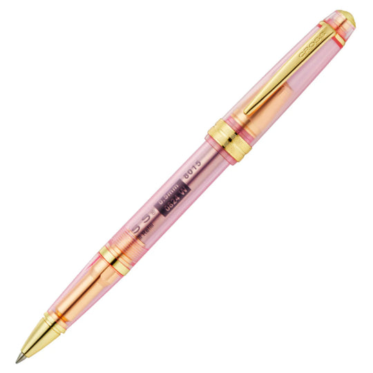 Cross Bailey Light Roller Ball Pen - Translucent Pink Sapphire GT