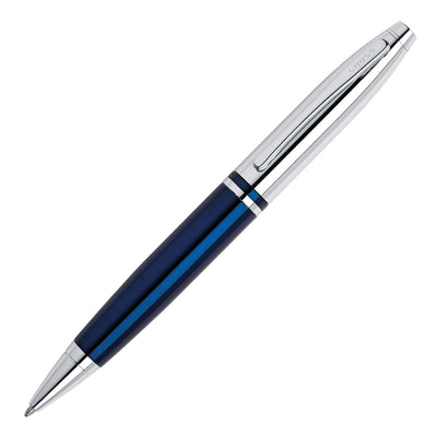 Cross Calais Ball Pen - Chrome & Blue Lacquer 1