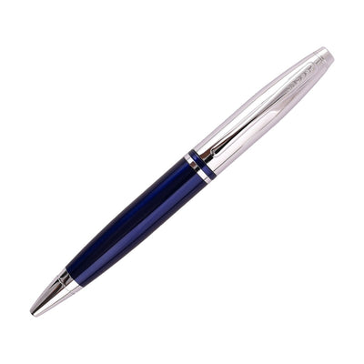 Cross Calais Ball Pen - Chrome & Blue Lacquer 1