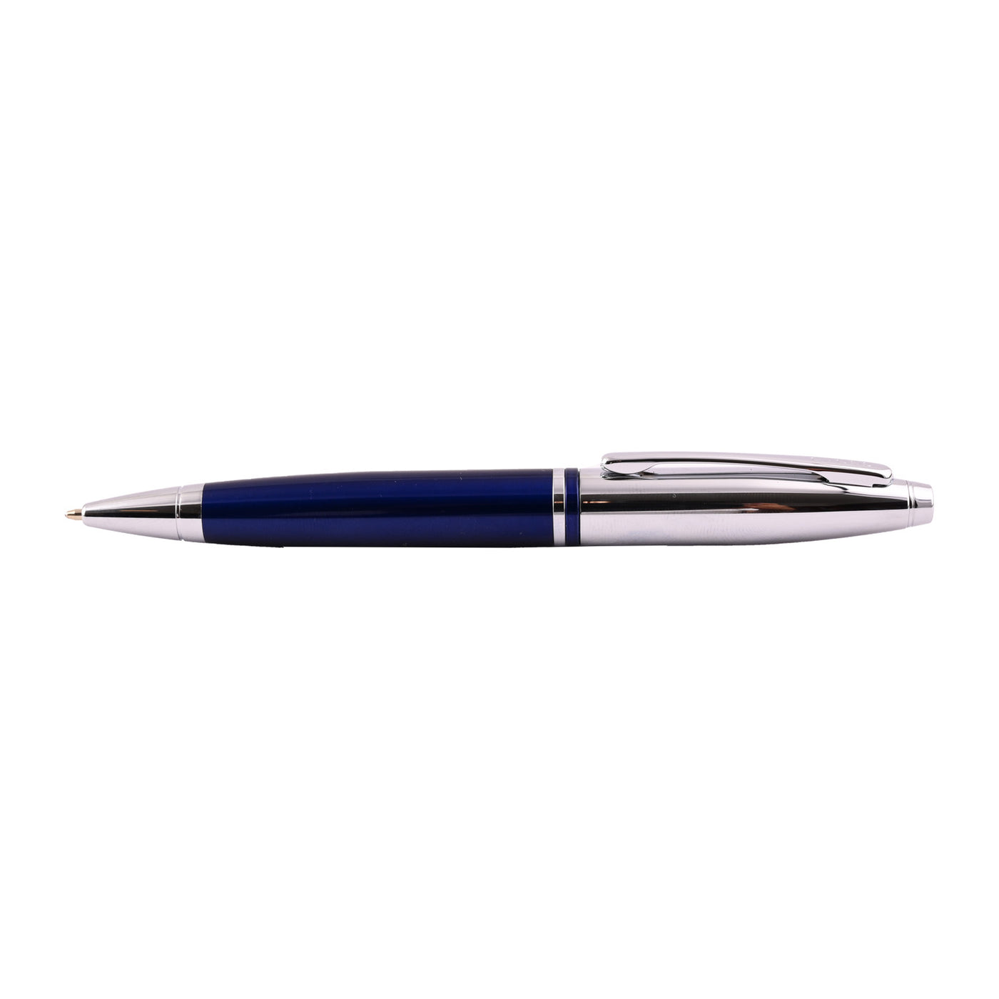 Cross Calais Ball Pen - Chrome & Blue Lacquer 4