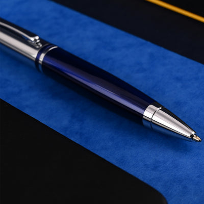 Cross Calais Ball Pen - Chrome & Blue Lacquer 7