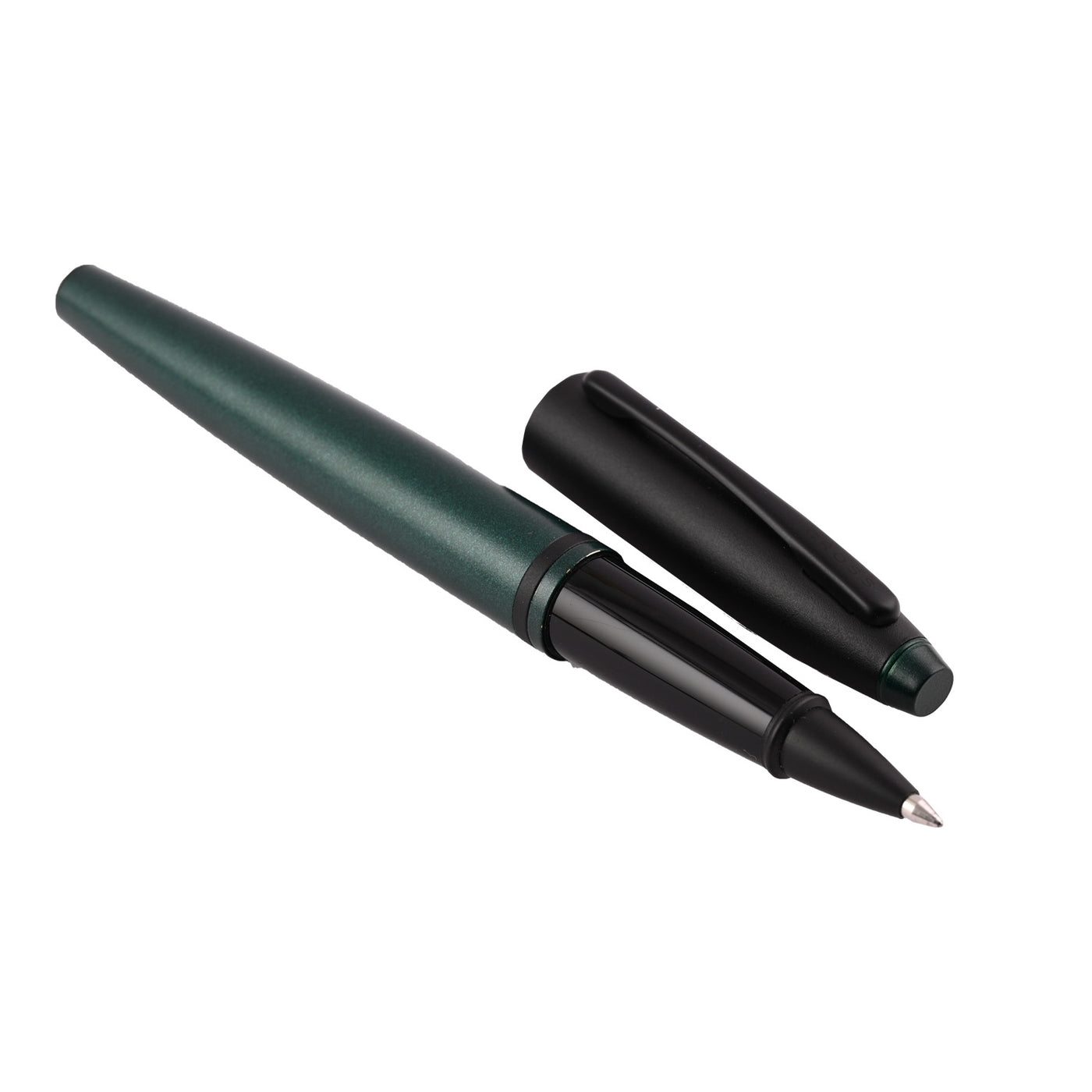 Cross Calais Roller Ball Pen - Matt Green & Black 2