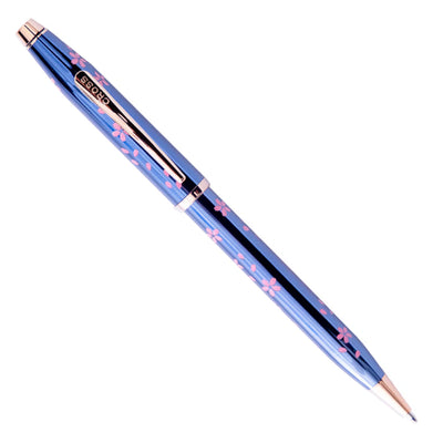 Cross Century II Cherry Blossom Ball Pen - Translucent Blue RGT (Special Edition)
