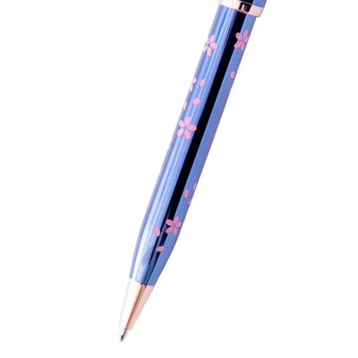 Cross Century II Cherry Blossom Ball Pen - Translucent Blue RGT (Special Edition)