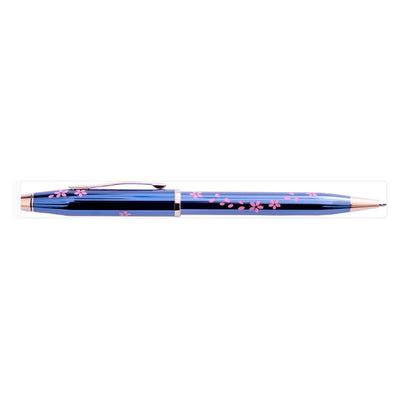 Cross Century II Cherry Blossom Ball Pen - Translucent Blue RGT (Special Edition)