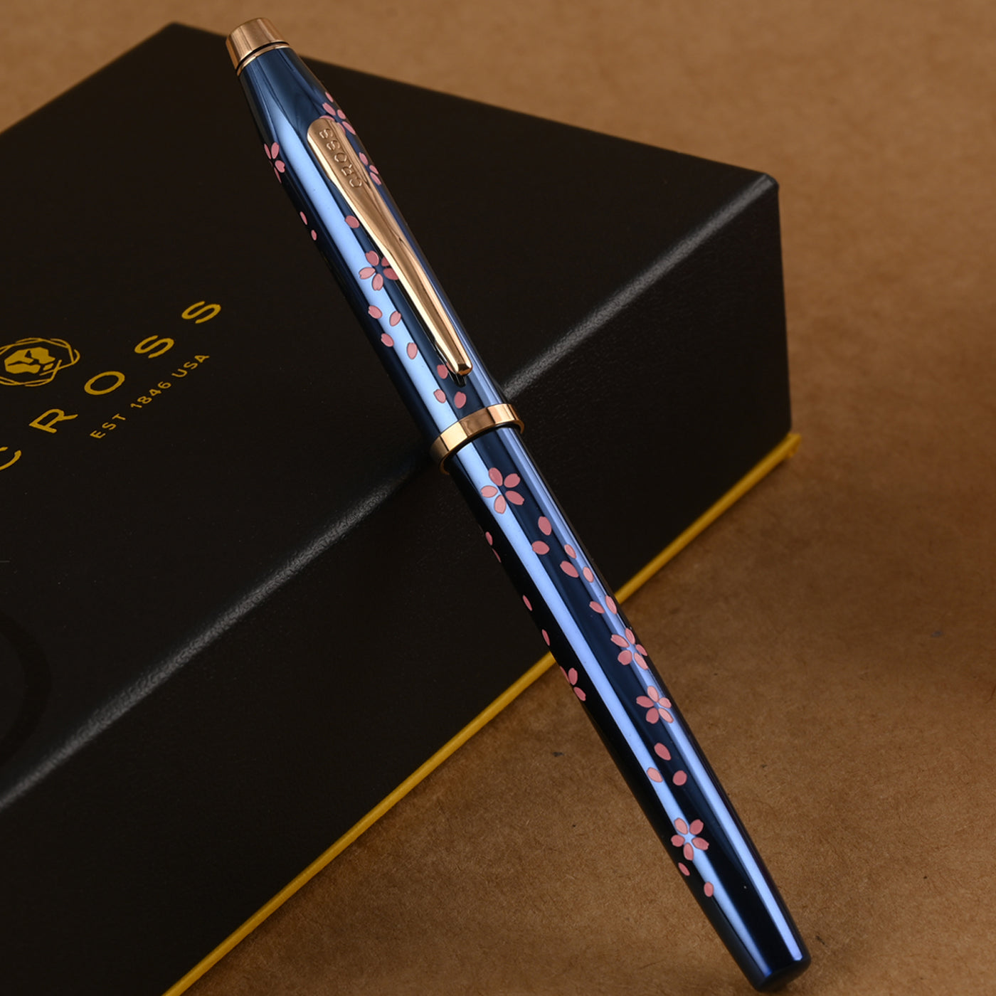 Cross Century II Cherry Blossom Roller Ball Pen - Translucent Blue RGT (Special Edition) 11