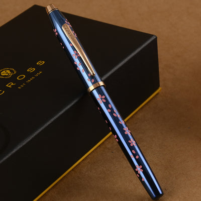 Cross Century II Cherry Blossom Roller Ball Pen - Translucent Blue RGT (Special Edition) 11