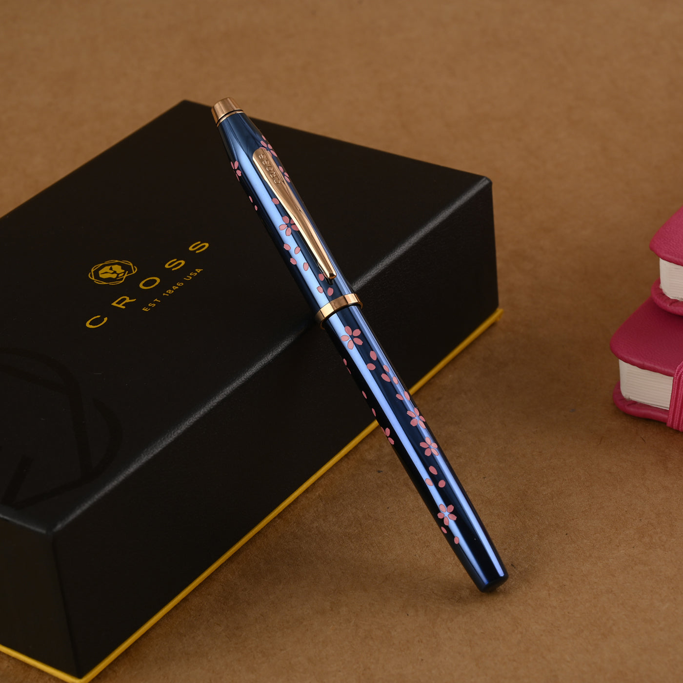 Cross Century II Cherry Blossom Roller Ball Pen - Translucent Blue RGT (Special Edition) 12