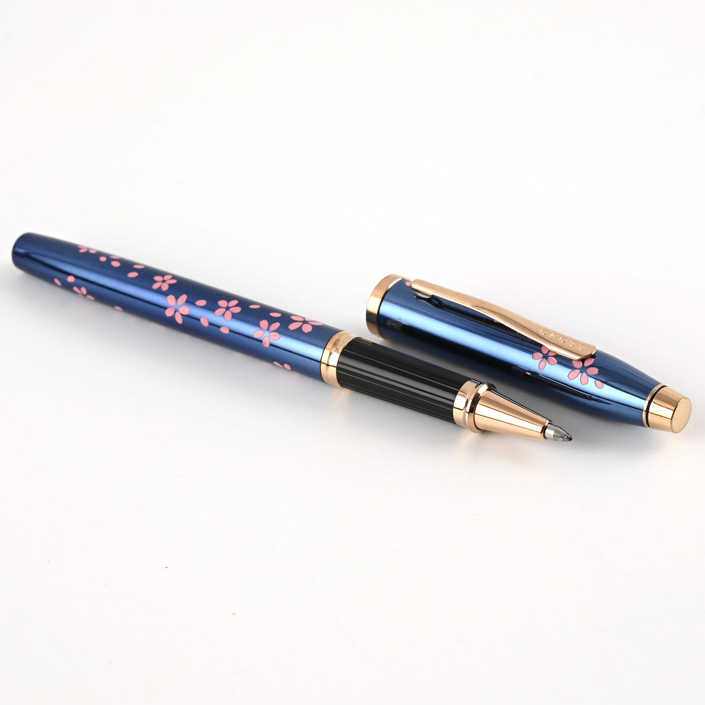 Cross Century II Cherry Blossom Roller Ball Pen - Translucent Blue RGT (Special Edition) 3