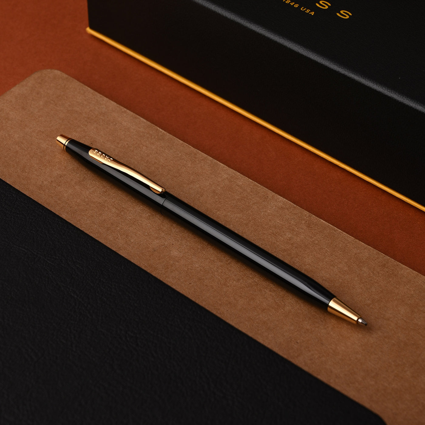 Cross Classic Century Ball Pen - Glossy Black GT (Special Edition) 12