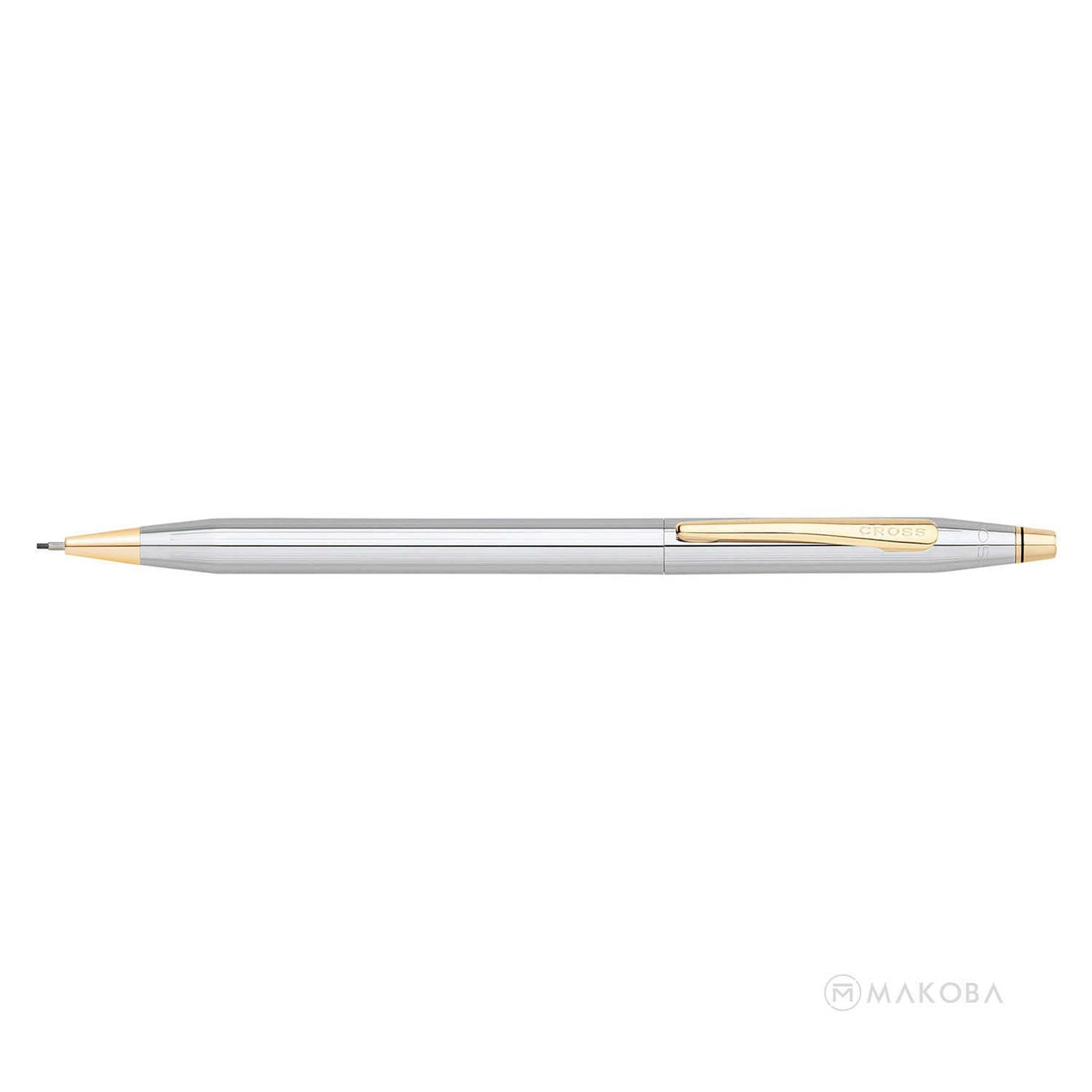 Cross Classic Century Mechanical Pencil Chrome / Gold Trim - 0.7mm 3