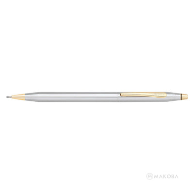 Cross Classic Century Mechanical Pencil Chrome / Gold Trim - 0.7mm 3