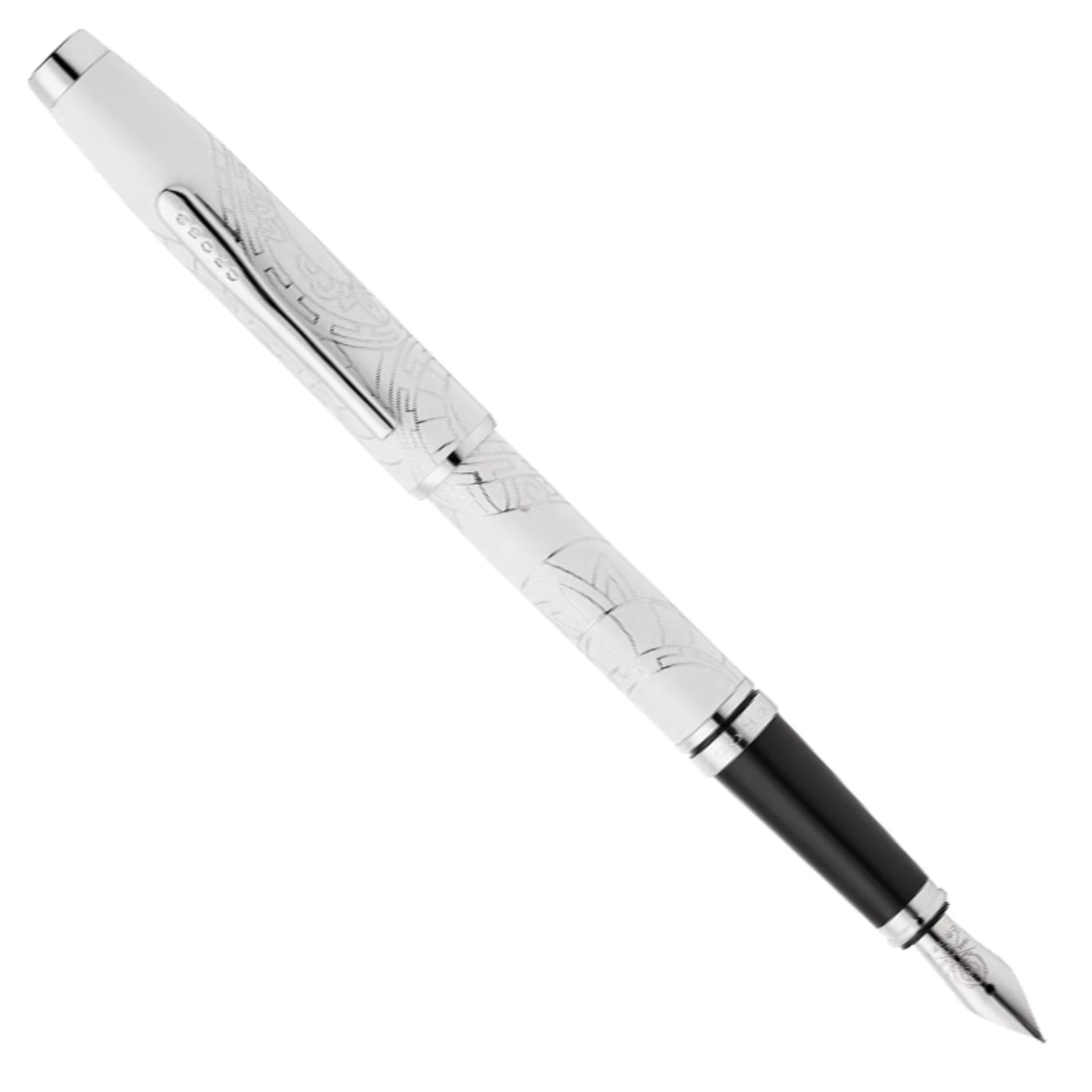Cross Coventry Zodiac Year of Snake Fountain Pen - Pearl White CT (Special Edition)