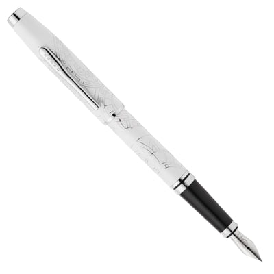 Cross Coventry Zodiac Year of Snake Fountain Pen - Pearl White CT (Special Edition)