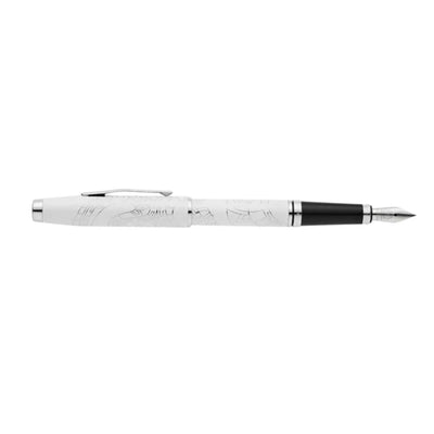 Cross Coventry Zodiac Year of Snake Fountain Pen - Pearl White CT (Special Edition)
