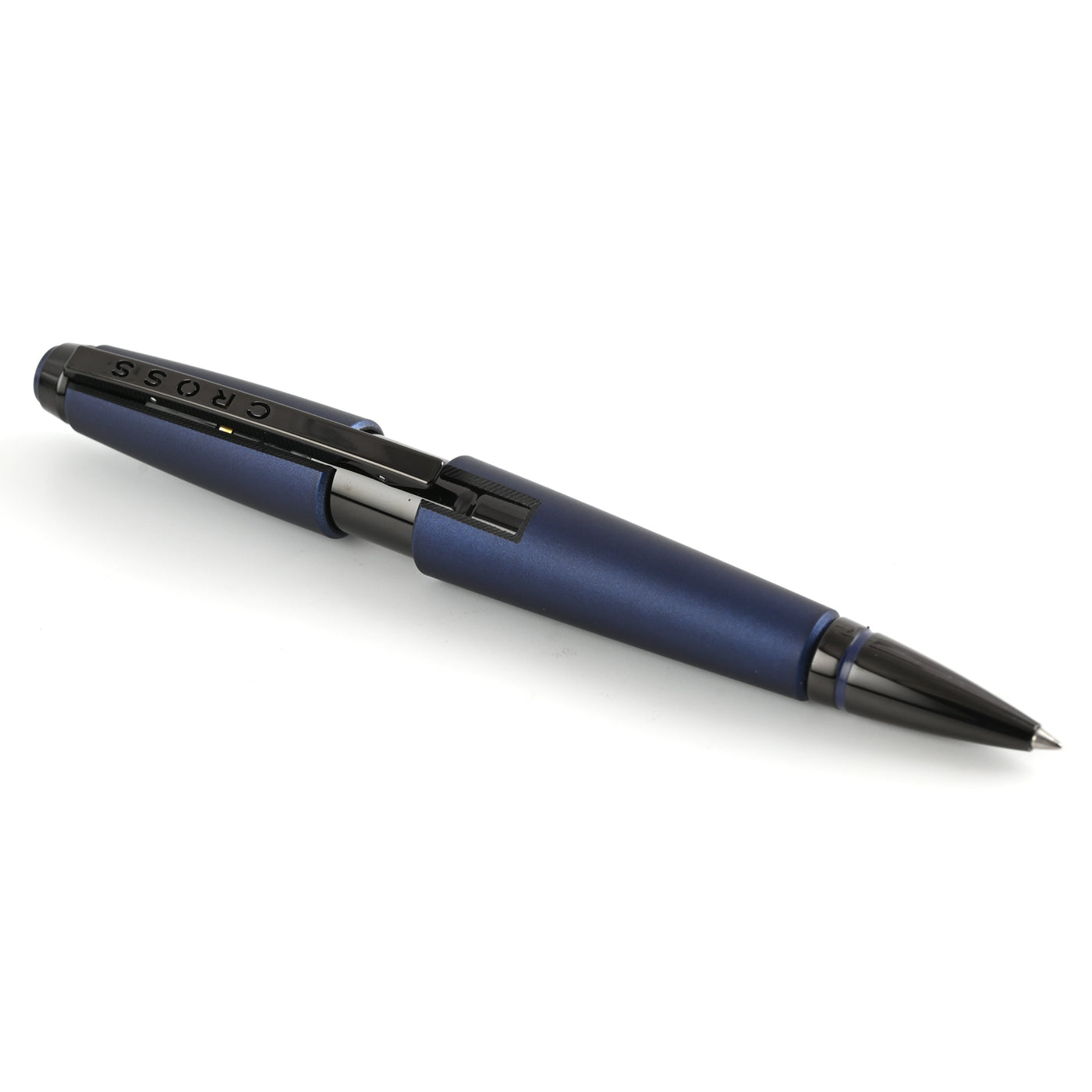 Cross Edge Roller Ball Pen - Matt Blue PVD 5
