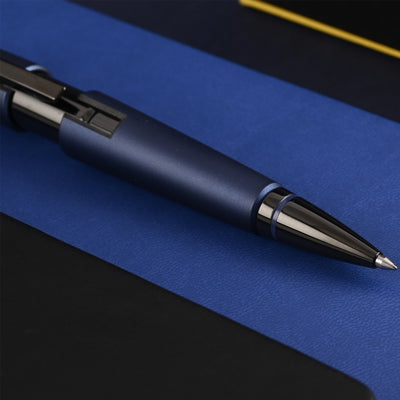 Cross Edge Roller Ball Pen - Matt Blue PVD 8
