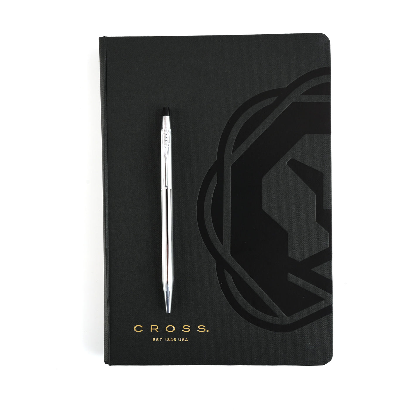 Cross Gift Set - Century Chrome Ball Pen with Black A5 Journal 2