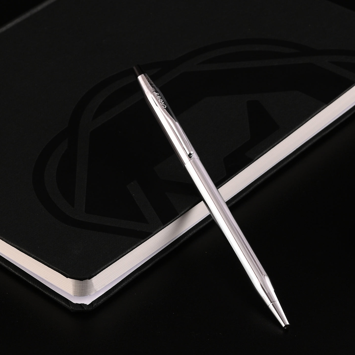 Cross Gift Set - Century Chrome Ball Pen with Black A5 Journal 4