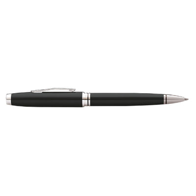 Cross Gift Set - Coventry Black Ball Pen with Blue A5 Notebook