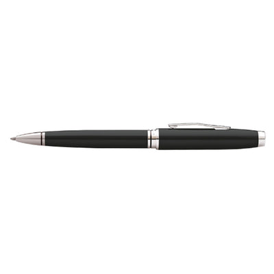 Cross Gift Set - Coventry Black Ball Pen with Blue A5 Notebook
