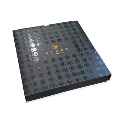 Cross Gift Set - Coventry Black Ball Pen with Blue A5 Notebook