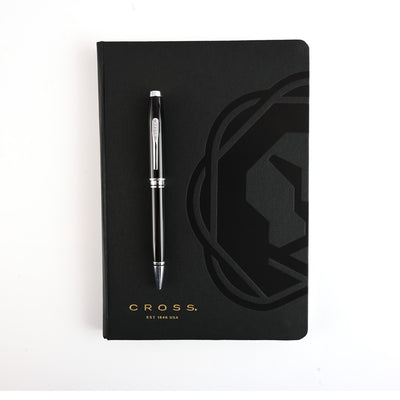 Cross Gift Set - Coventry Black CT Ball Pen with Black A5 Journal 2